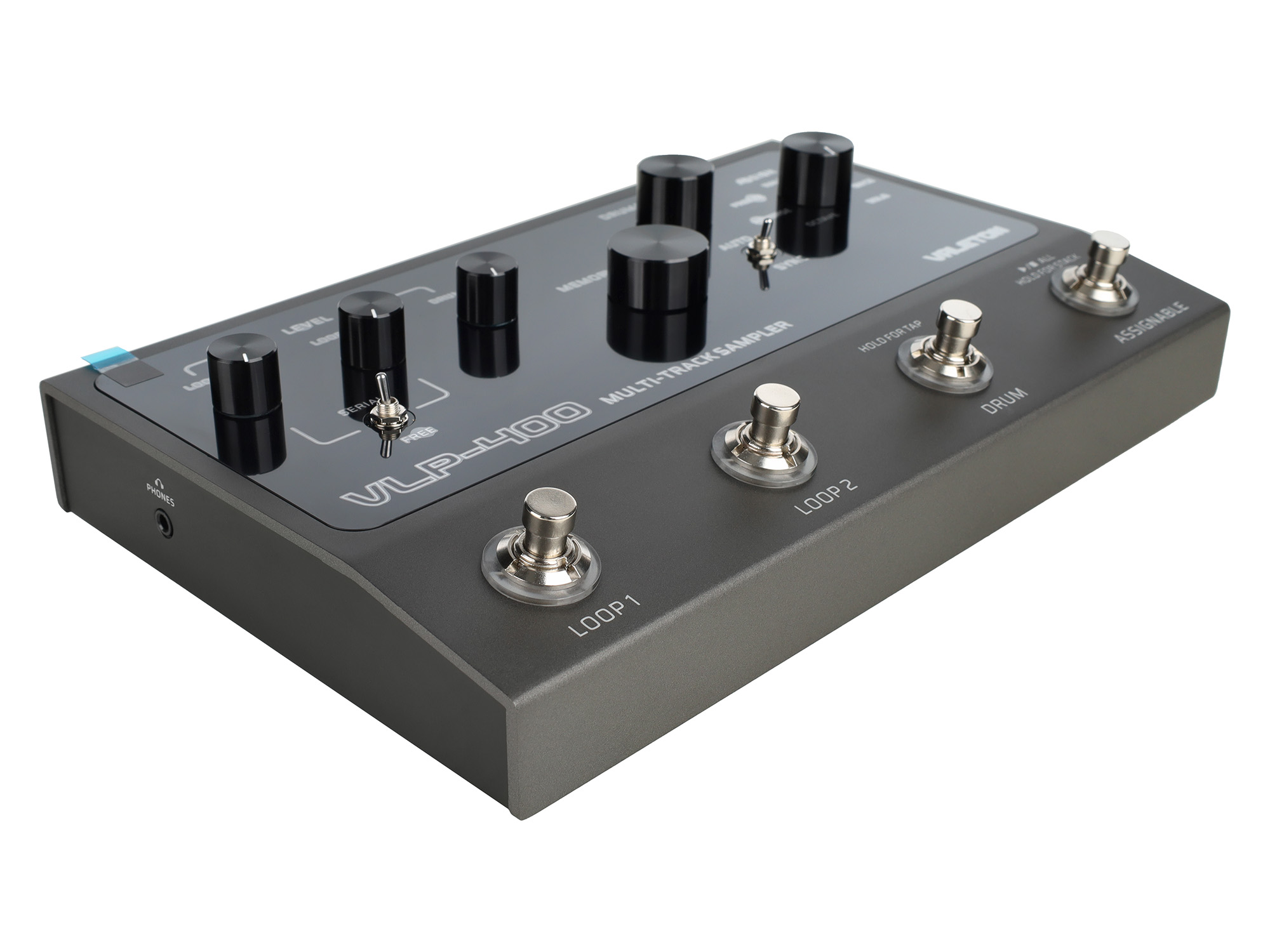 Лупер Valeton VLP-400, 12 часов записи, 32-bit/48 kHz, 4 футсвича