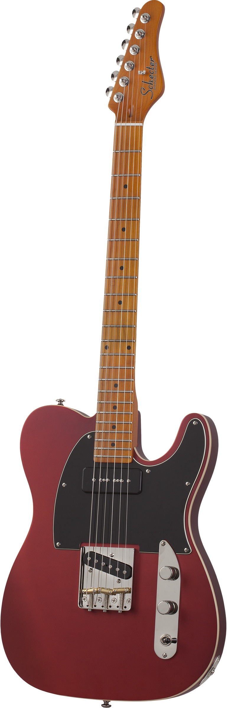 Электрогитара SCHECTER PT SPECIAL SCAR, 6 струн, болотный ясень, Satin Candy Apple Red