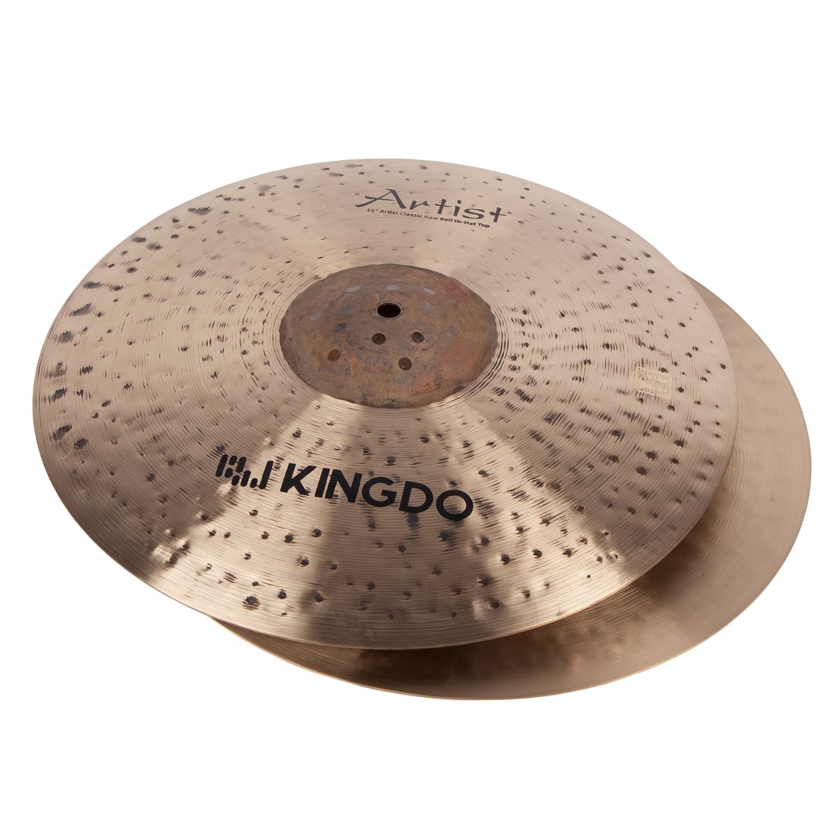 Тарелки хай-хэт KINGDO 15" CLASSIC RAW BELL HI-HAT, B20