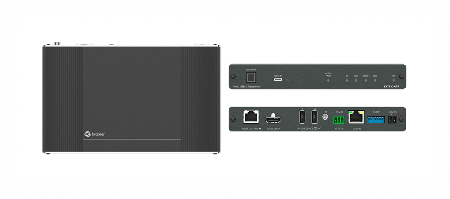 Передатчик Kramer EXT3-C-XR-T, USB-C, HDBaseT 3.0, 4K60 4:4:4