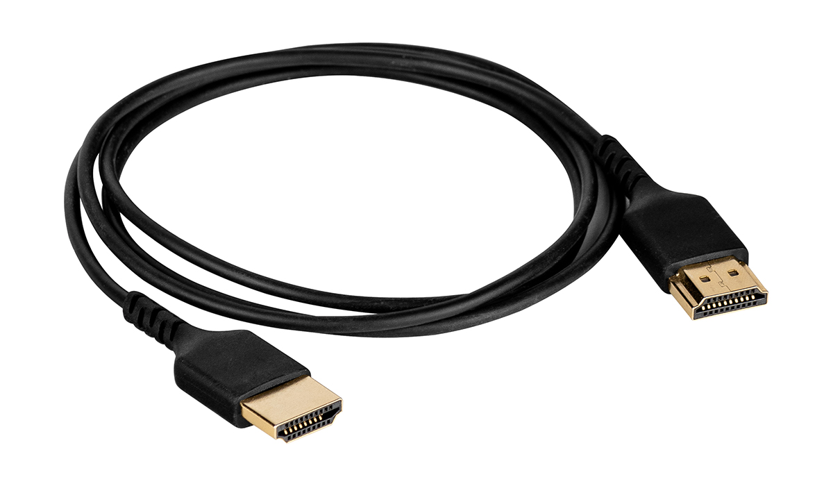 Кабель HDMI Wize WAVC-HDMIUS-0.2M, 0.2 м, v.2.0, 19M/19M, 4K 60Гц 4:4:4, 36 AWG