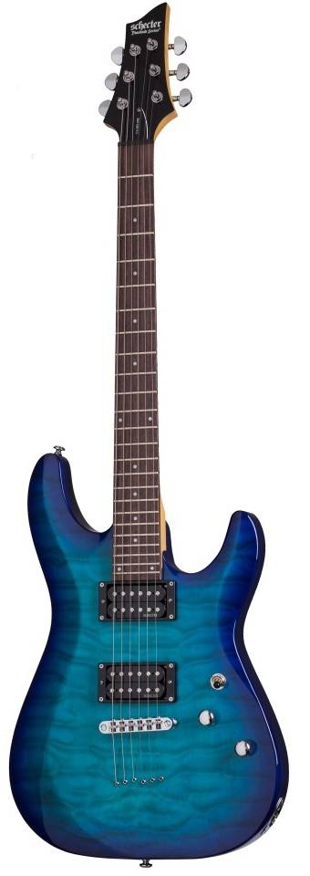Электрогитара SCHECTER C-6 PLUS OBB, 6 струн, липа/стеганый клен, 24 лада