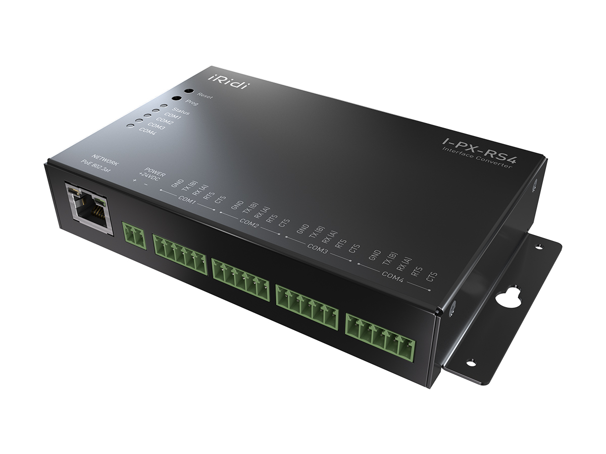 Преобразователь интерфейсов iRidi I-PX-RS4, 4 порта RS-232/485 в Ethernet
