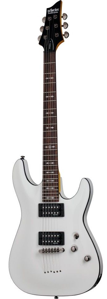 Электрогитара Schecter OMEN-6 2012 VWHT, 6 струн, 24 лада, Vintage White
