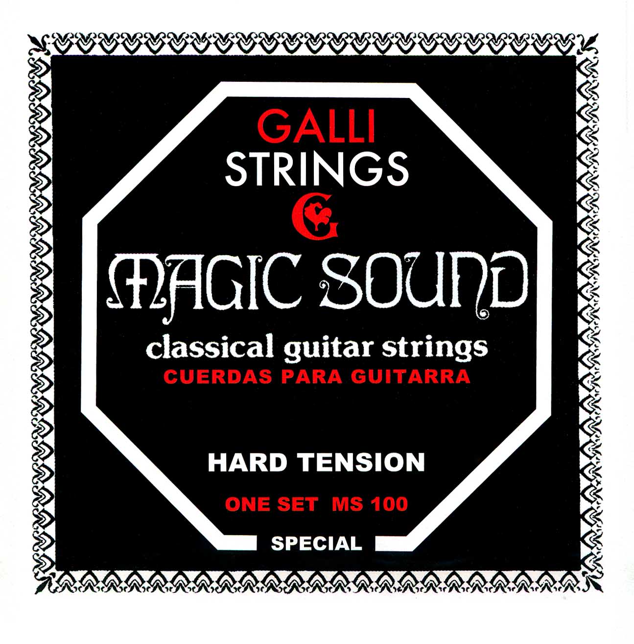 Струны GALLI STRINGS MS100, комплект для классической гитары