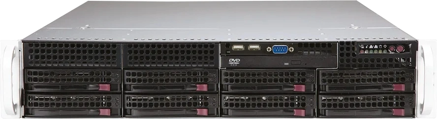 Сервер iRU 2184373, 2×Xeon, 2×32ГБ, 2×GbE