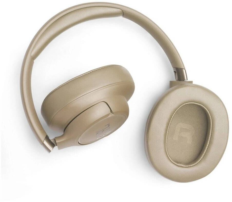 Наушники JBL JBLT780NCBEG, полноразмерные, Bluetooth, адаптивный ANC, бежевый