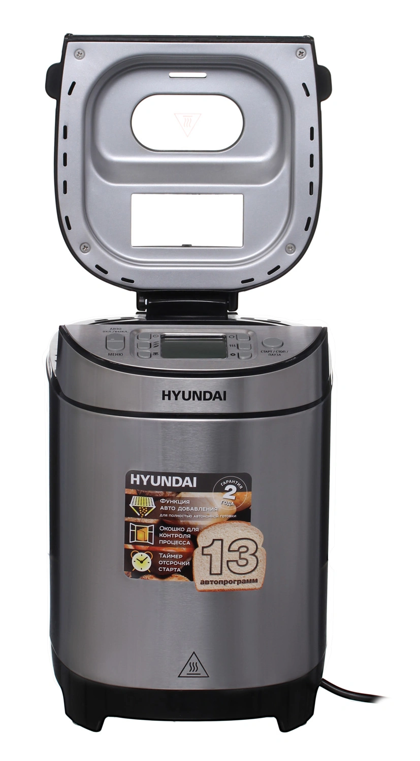 Хлебопечь Hyundai HYBM-M0313G, 600 Вт, 13 программ, выпечка 700/900 г