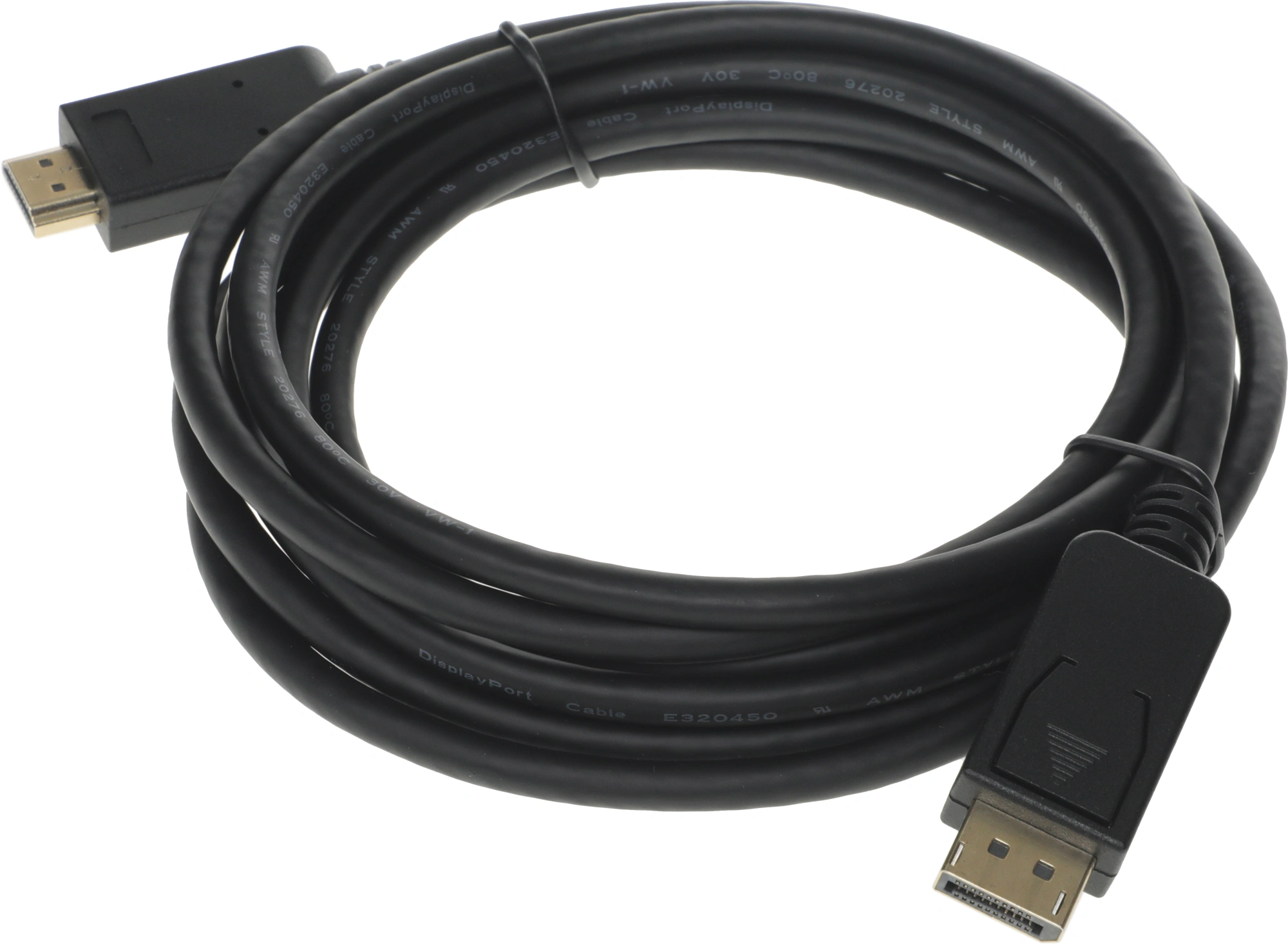 Кабель-переходник Buro BHP DPP_HDMI-3, DisplayPort (m) — HDMI (m), 3 м