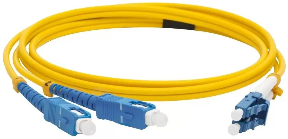 Патч-корд оптический LANMASTER LAN-2LC-2SC/SU-3.0, LC-SC, SM OS2, 3 м