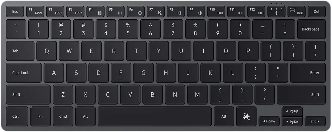 Клавиатура Samsung EJ-B7800UBRGRU, slim, Multimedia, черный
