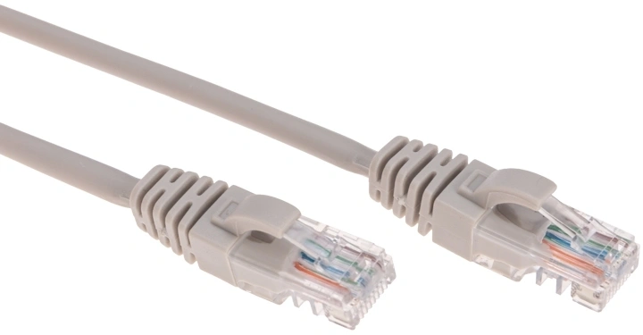 Патч-корд Rexant 02-0100-2, Cat.5e U/UTP, 2м, LSZH, серый