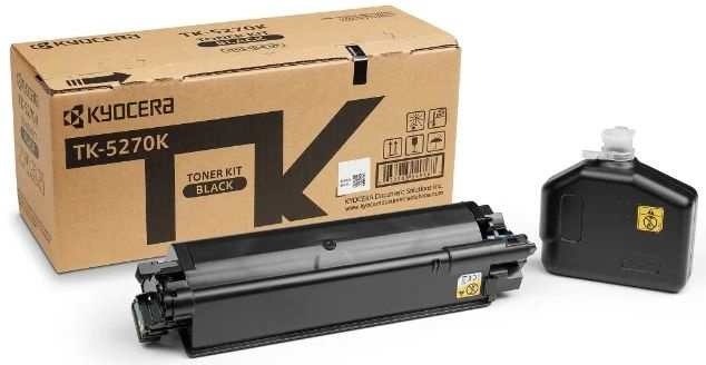 Картридж KYOCERA TK-5270K, черный, 8000 стр.