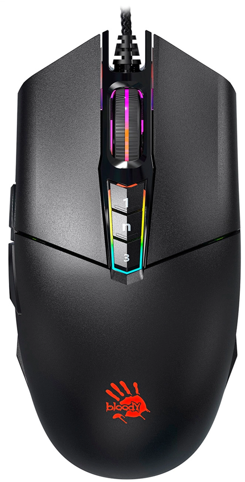 Мышь A4Tech P91S BLACK ACTIVATED, проводная, 8000dpi