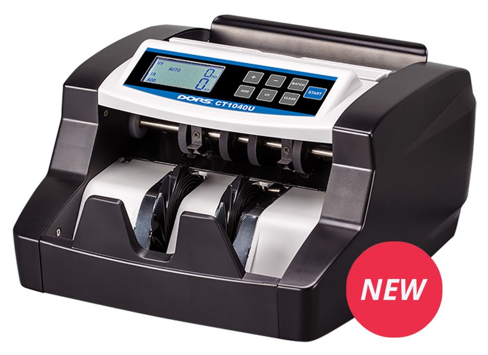 Счетчик банкнот DORS CT1040U SYS-039183, мультивалютный, 1000 банкнот/мин, 300+200