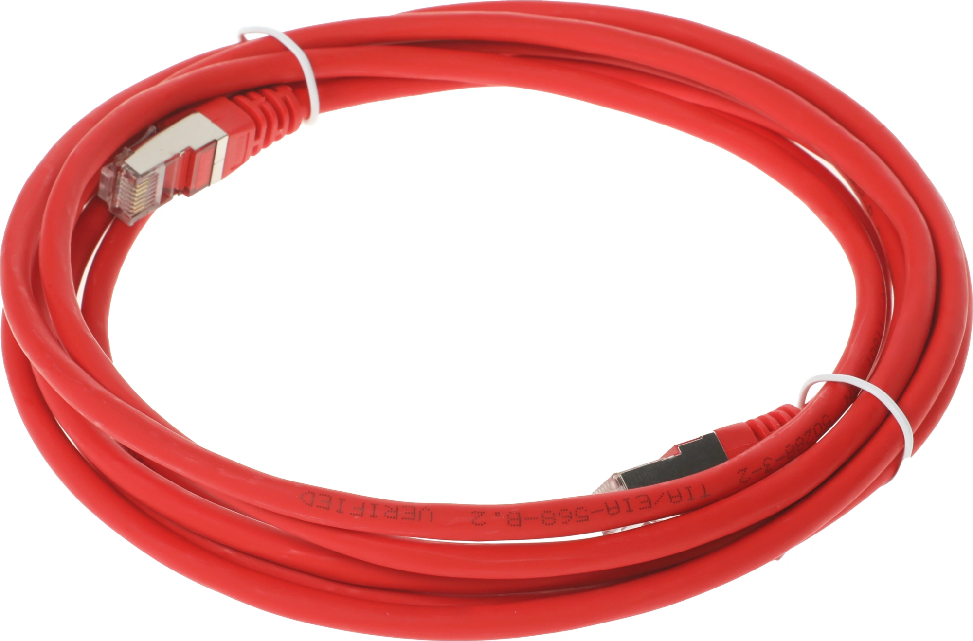 Патч-корд LANMASTER LAN-PC45/S5E-3.0-RD, FTP кат.5e, RJ-45 — RJ-45, 3 м, LSZH, красный