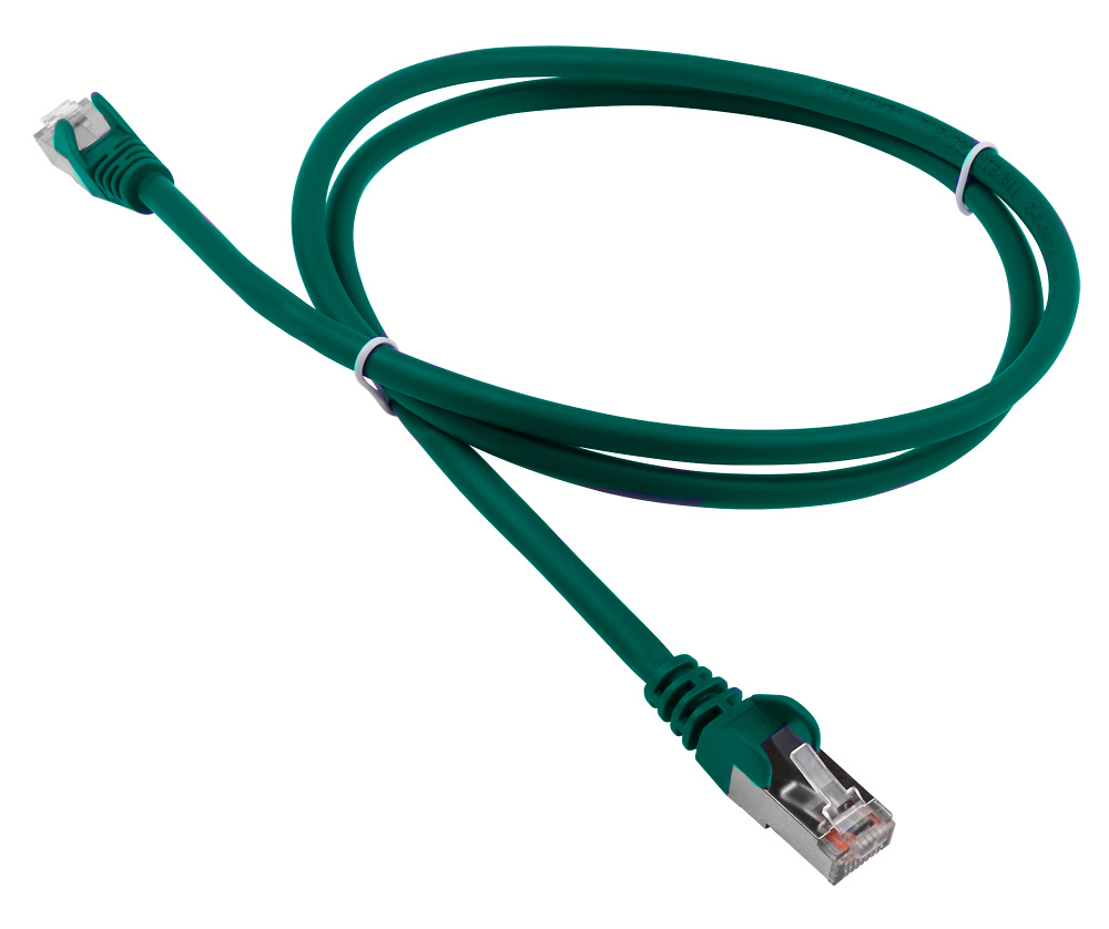 Патч-корд Lanmaster LAN-PC45/S5E-3.0-GN, cat.5e, FTP, 3м, LSZH, зеленый