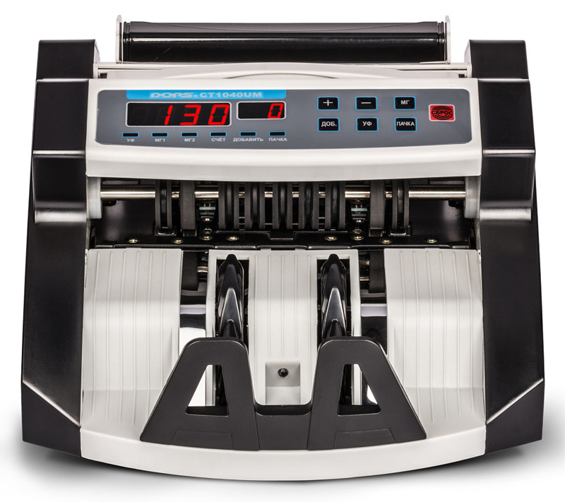 Счетчик банкнот DORS CT1040UM SYS-040492, мультивалютный, 1000 банкнот/мин