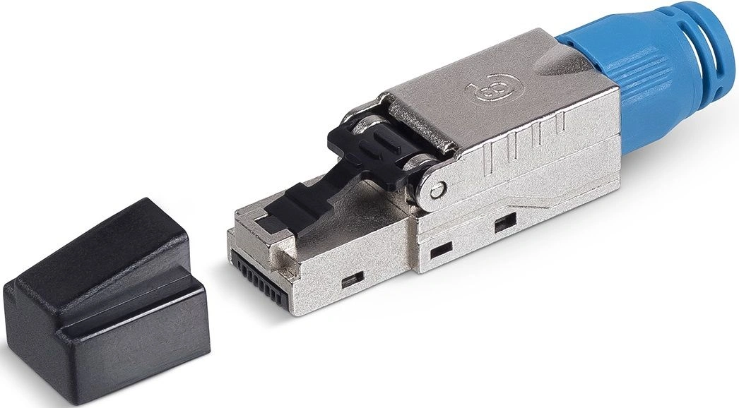 Коннектор Cabeus 8P8C-SH-C8-TWP, RJ-45, категория 8, экранированный
