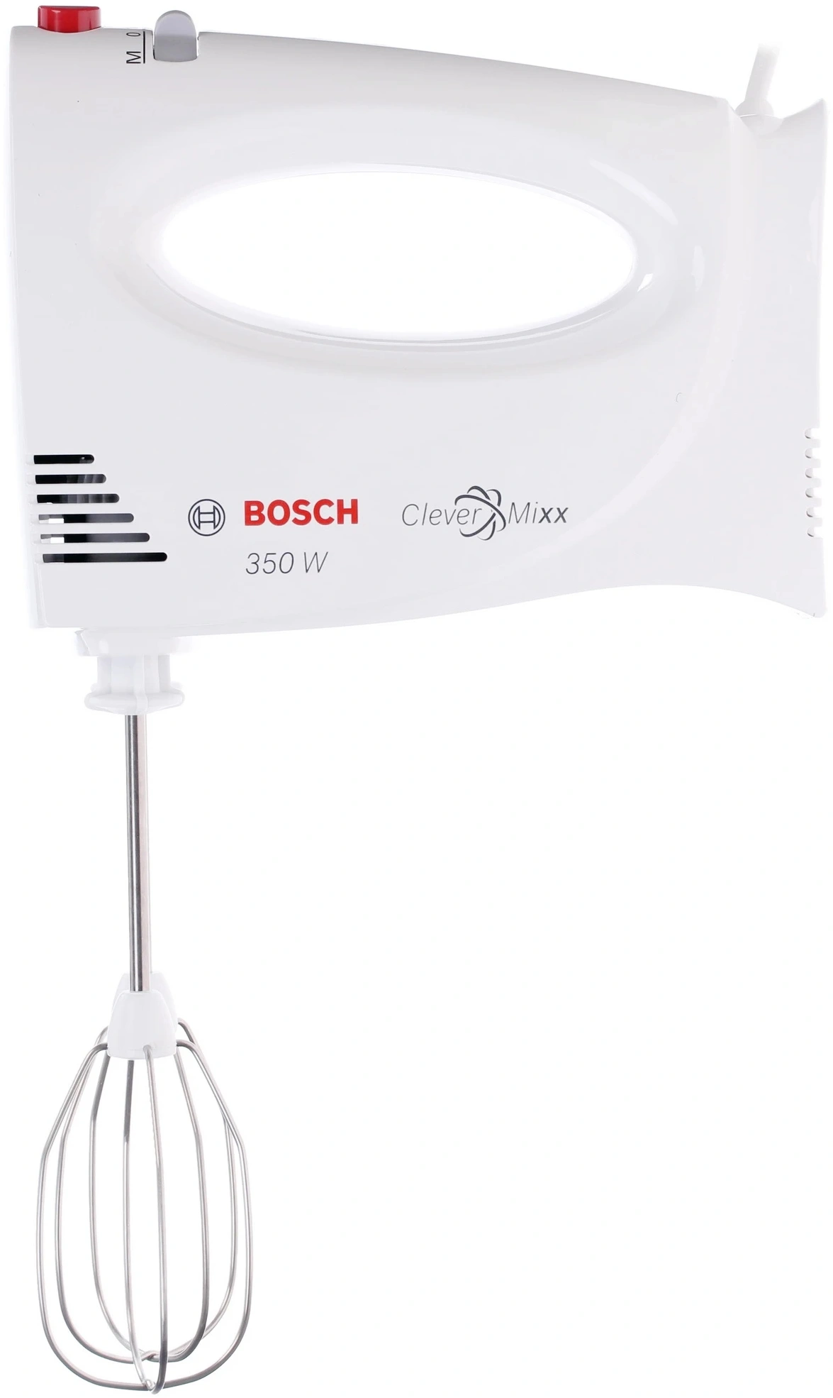 Миксер ручной Bosch MFQ3030, 350 Вт, 4 скорости + турбо, белый