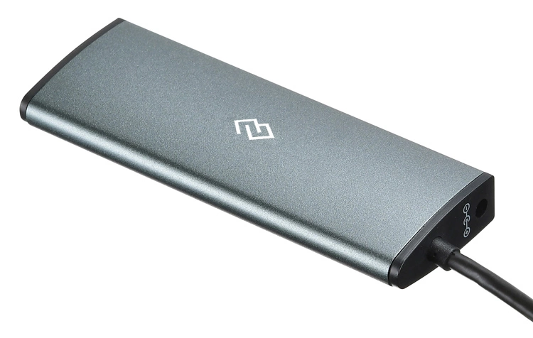 USB-концентратор Digma HUB-4U3.0-UC-G, USB-C, 4×USB 3.0 Type-A