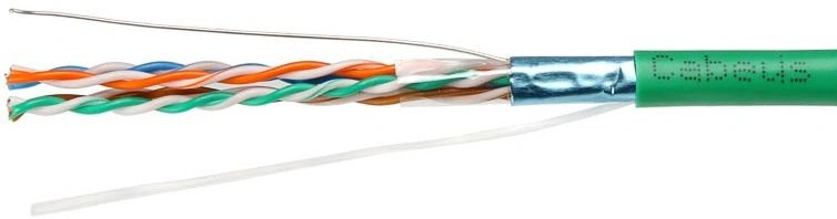 Кабель Cabeus FTP-4P-Cat.5e-SOLID-LSLTx-GN, F/UTP, cat.5e, 4 пары, 305 м