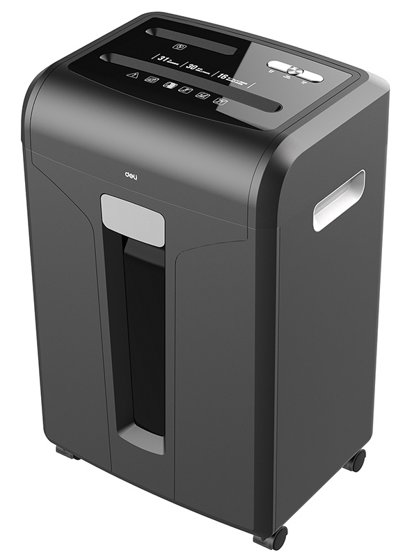 Шредер DELI E14400, 16 листов, P-4, 31 л, 4×40 мм