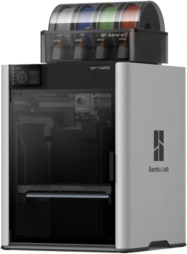 3D-принтер BAMBU LAB PF003-S+SA007-EU2, H2S AMS-Combo, 340×320×340мм, FDM