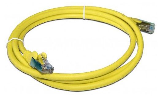 Патч-корд Lanmaster LAN-PC45/S6A-1.5-YL, Cat.6A, FTP, 1.5м, желтый