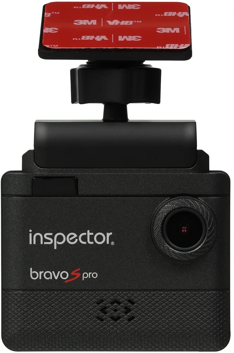 Видеорегистратор с радар-детектором Inspector BRAVO S PRO, Full HD 1920x1080, 140°, GPS