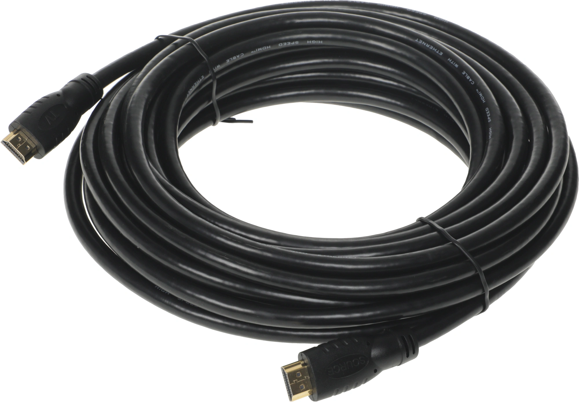 Кабель Buro BHP HDMI 2.0-10, HDMI (m)/HDMI (m), 10 м, позолоченные контакты