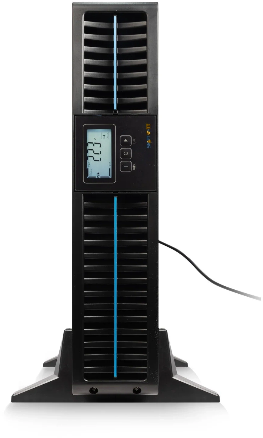 ИБП SMARTWATT UPS DATA PRO COMBO 2kVA, онлайн, 2000/1800 ВА/Вт, стоечный/напольный