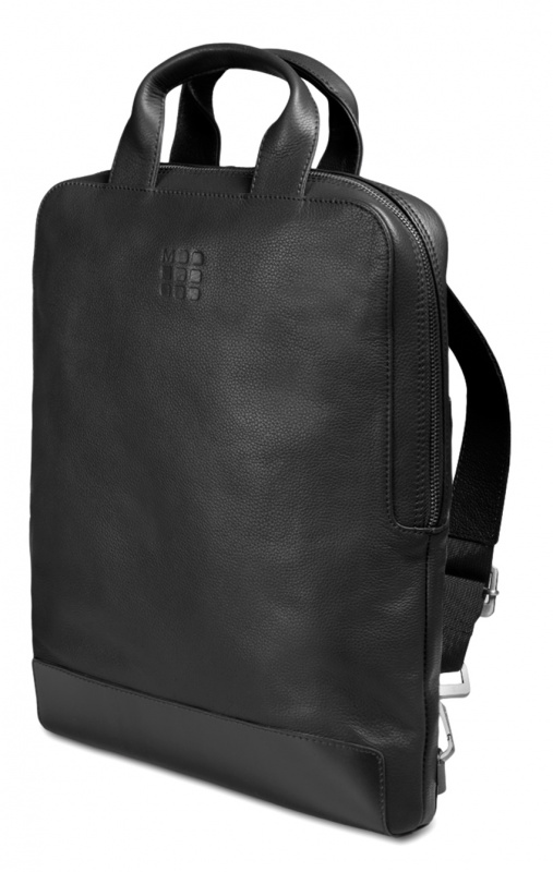 Сумка для ноутбука MOLESKINE Classic Leather ET84UDBVBK, 15", натуральная кожа, черная
