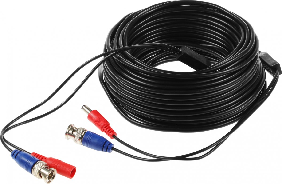 Кабель Falcon Eye BNC-BNC BNC/DC/BNC/DC 18м черный