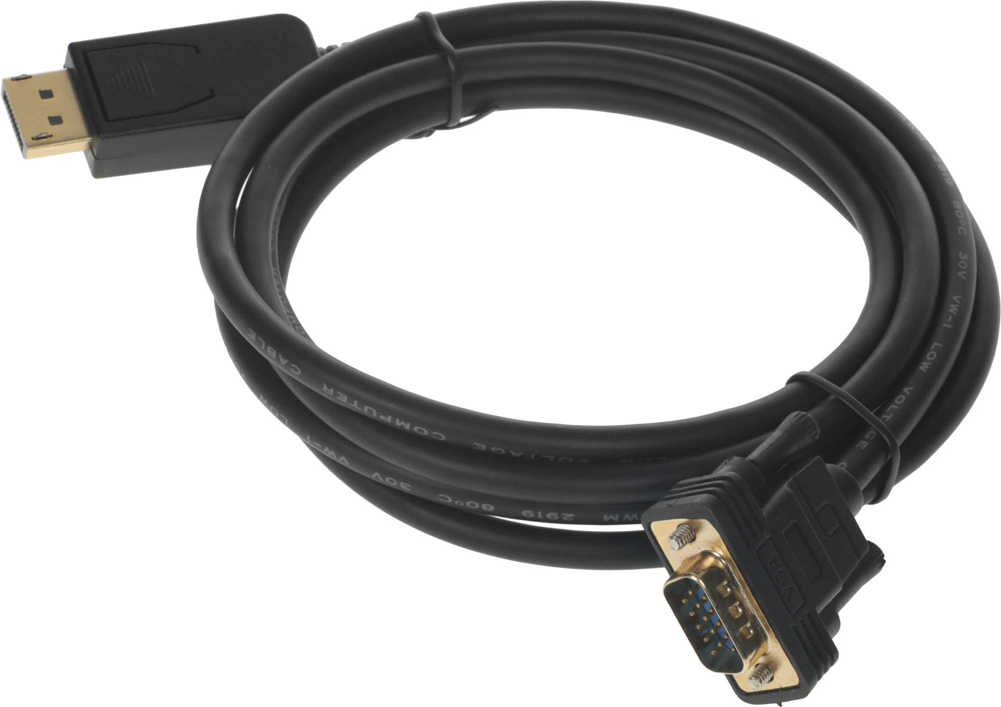 Кабель Buro BHP DPP_VGA-2, DisplayPort 1.1 (m) — VGA (m), 2 м