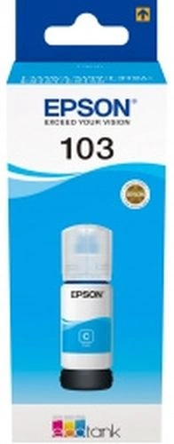Картридж Epson C13T00S24A 103C, голубой, для L3100/3110/3150