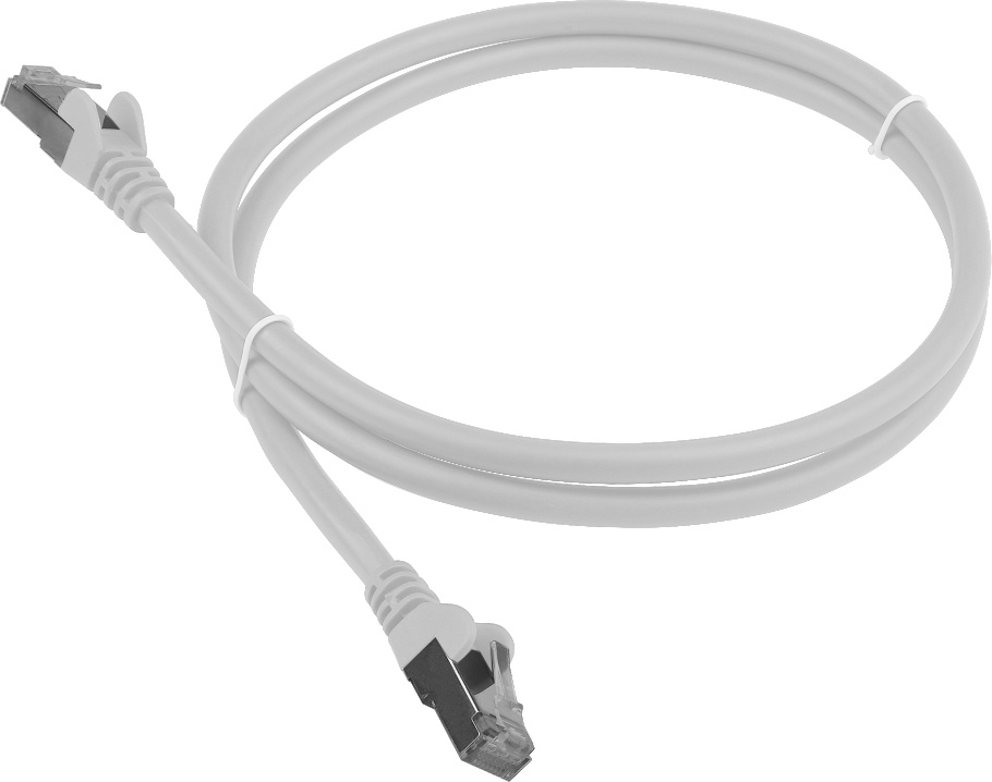 Патч-корд Lanmaster LAN-PC45/S6-3.0-WH, FTP Cat.6, 3м