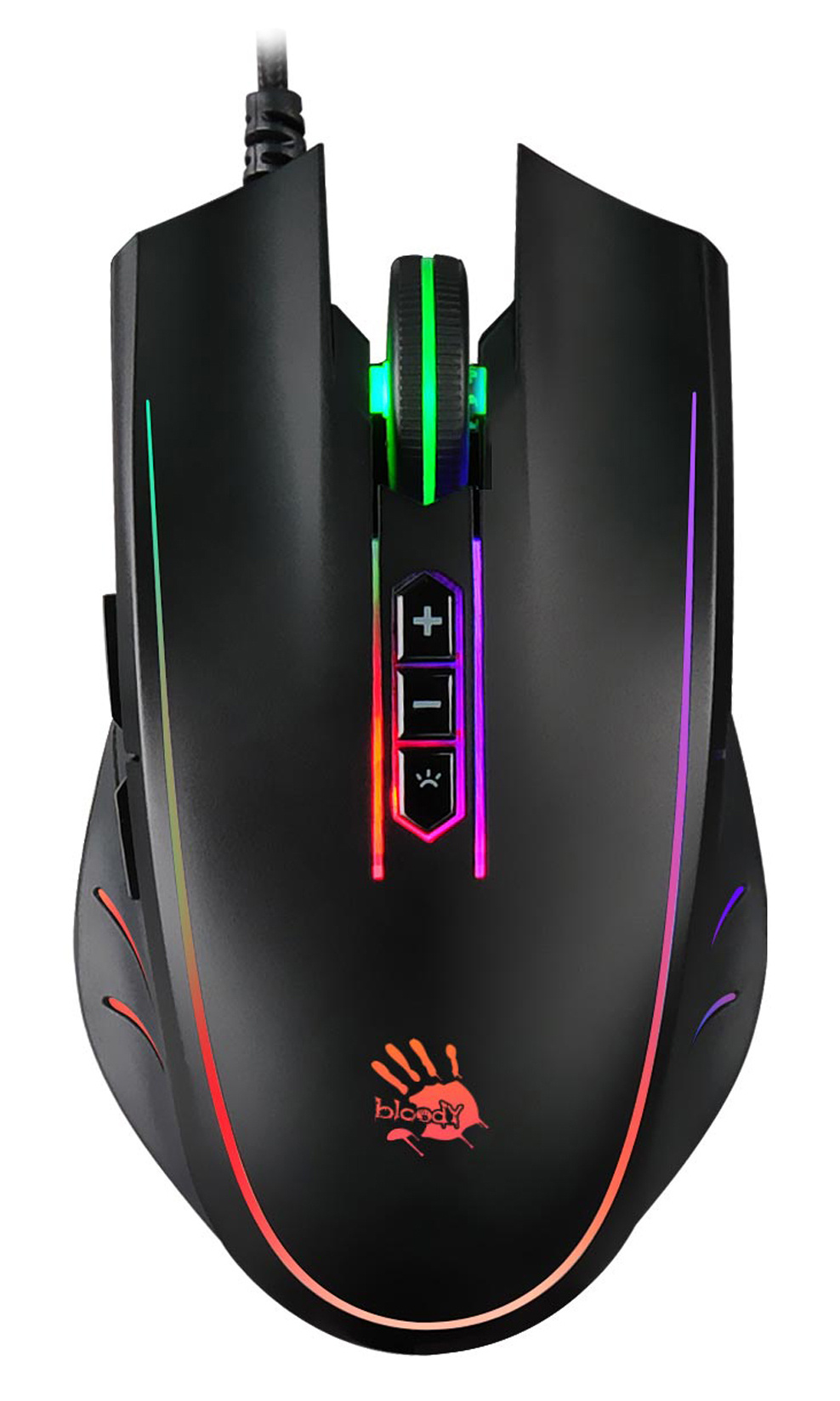 Мышь A4Tech Bloody Q81 Curve, проводная, оптическая, 3200 DPI, USB Type-A, 8 кнопок