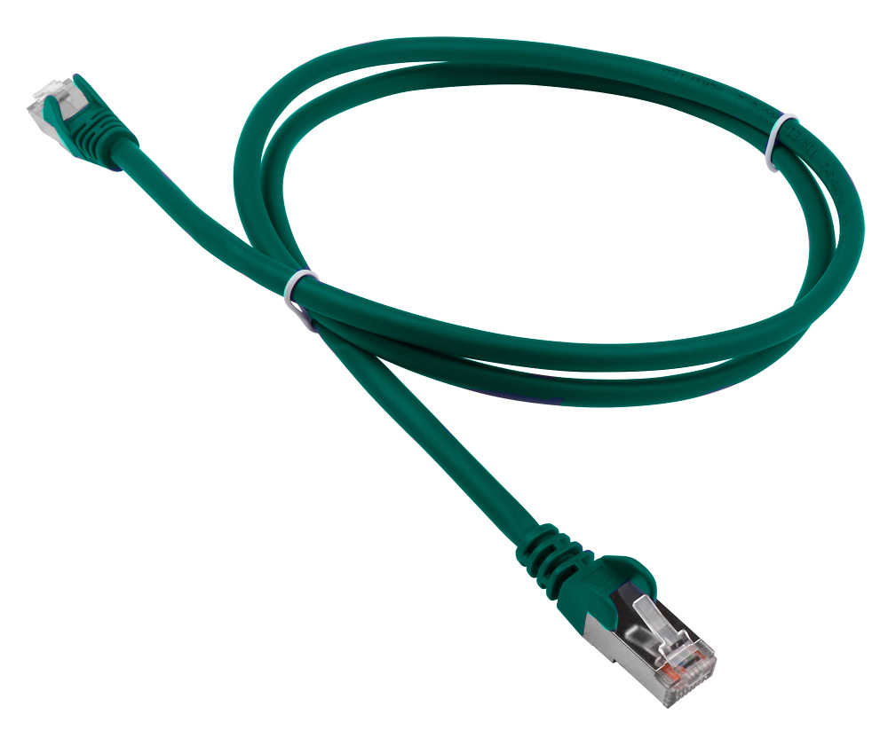 Патч-корд LANMASTER LAN-PC45/S5E-15-GN, FTP кат.5E, 15 м, LSZH, зеленый