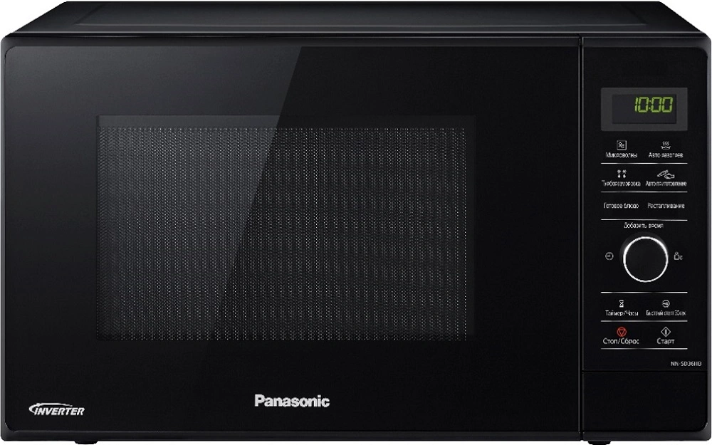 Микроволновая печь Panasonic NN-SD36HBZPE, 23 л, 1000 Вт, инверторная, чёрная
