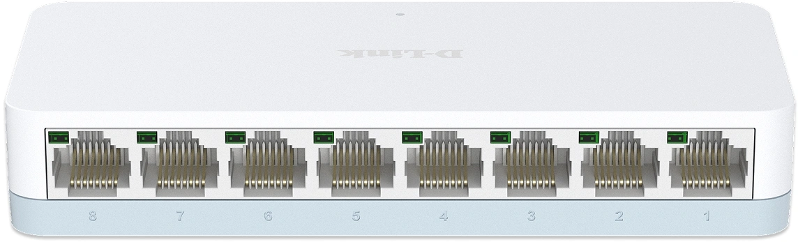 Коммутатор D-Link DES-1008C/C1A, 8×100M, неуправляемый