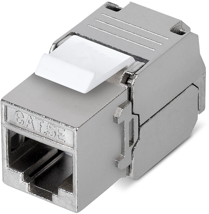 Модуль REXANT Keystone Jack RJ-45 (8P8C), FTP, кат.5e, 180°