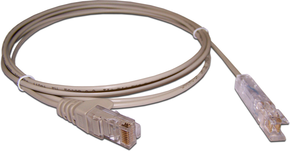 Патч-корд LANMASTER LAN-45-P1-3m, RJ45–110 тип, 1 пара, UTP, 3 м