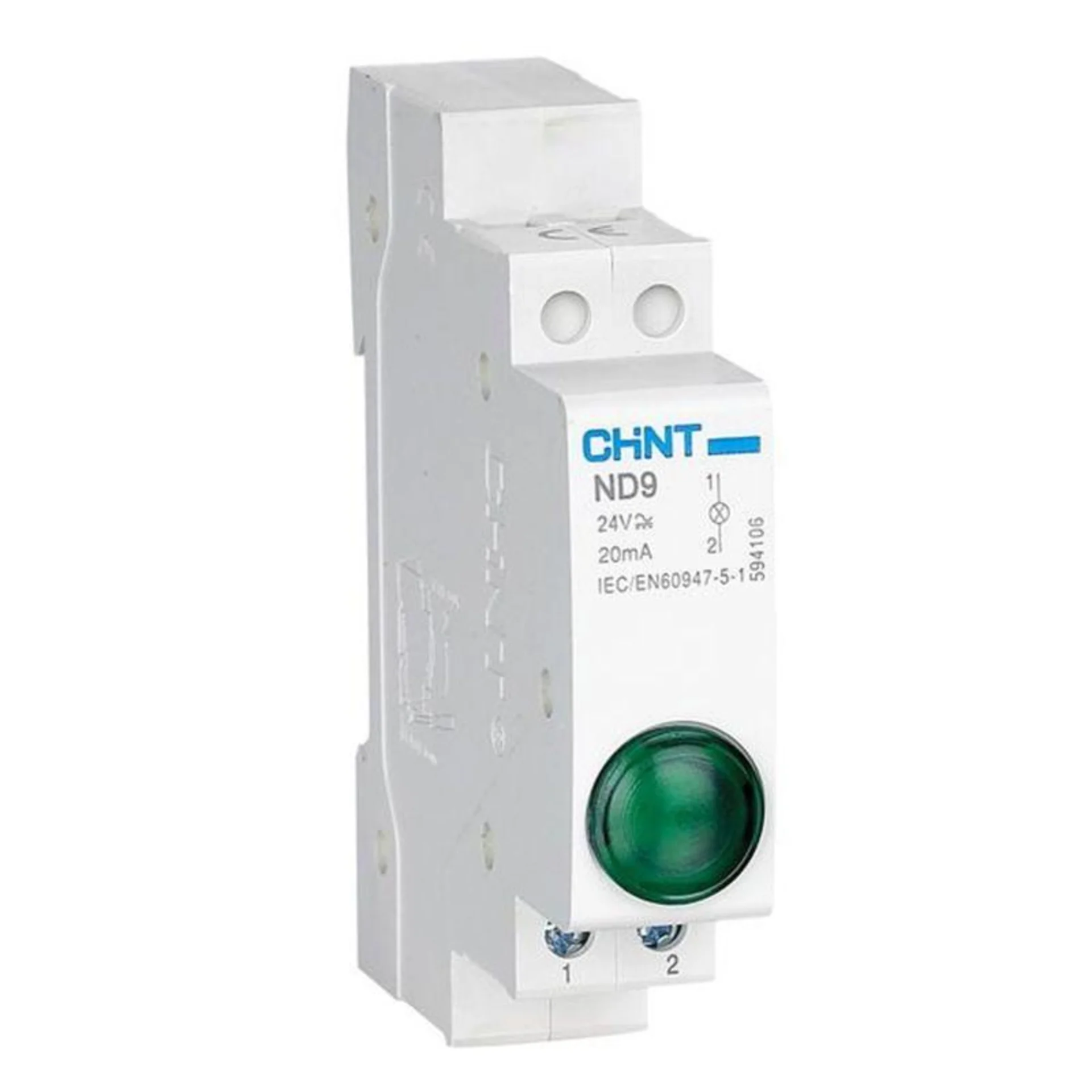 Индикатор световой CHINT 594128, ND9-1/w, AC/DC 230В, LED