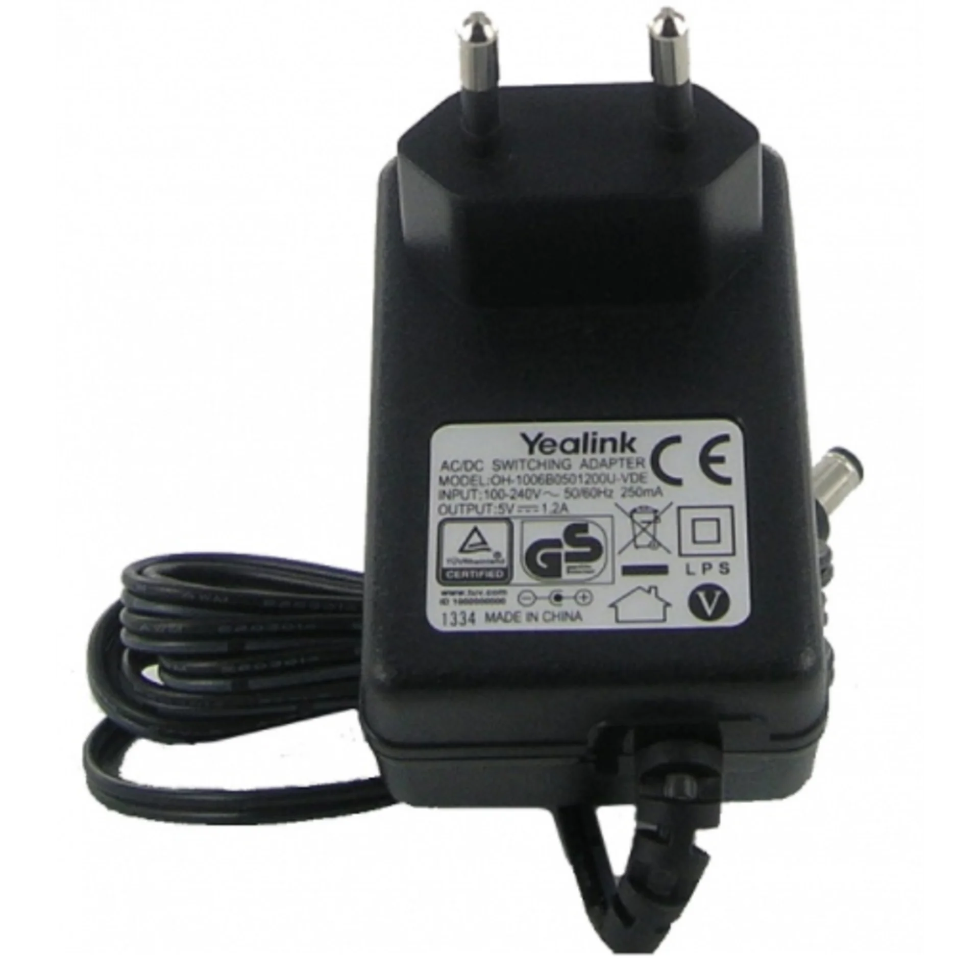 Блок питания Yealink 5VDC.1.2A, 5 В DC, 1,2 А