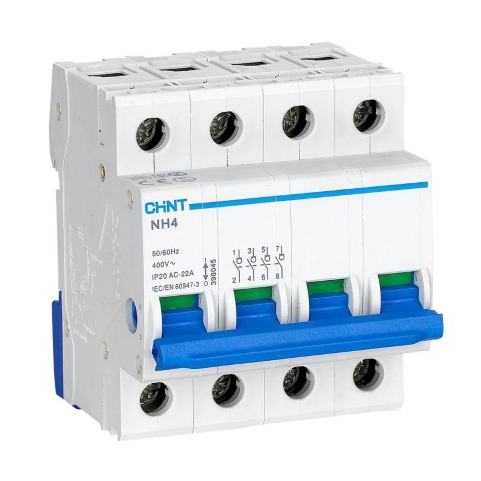 Выключатель нагрузки CHINT NH4-125 398046, 4P, 32А