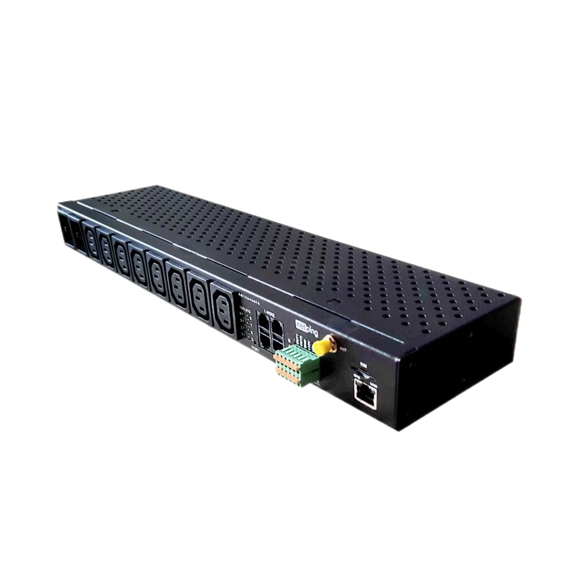 Блок розеток NetPing 8/PWR-220 v7.3/GSM3G, 8 каналов, ATS, IP PDU