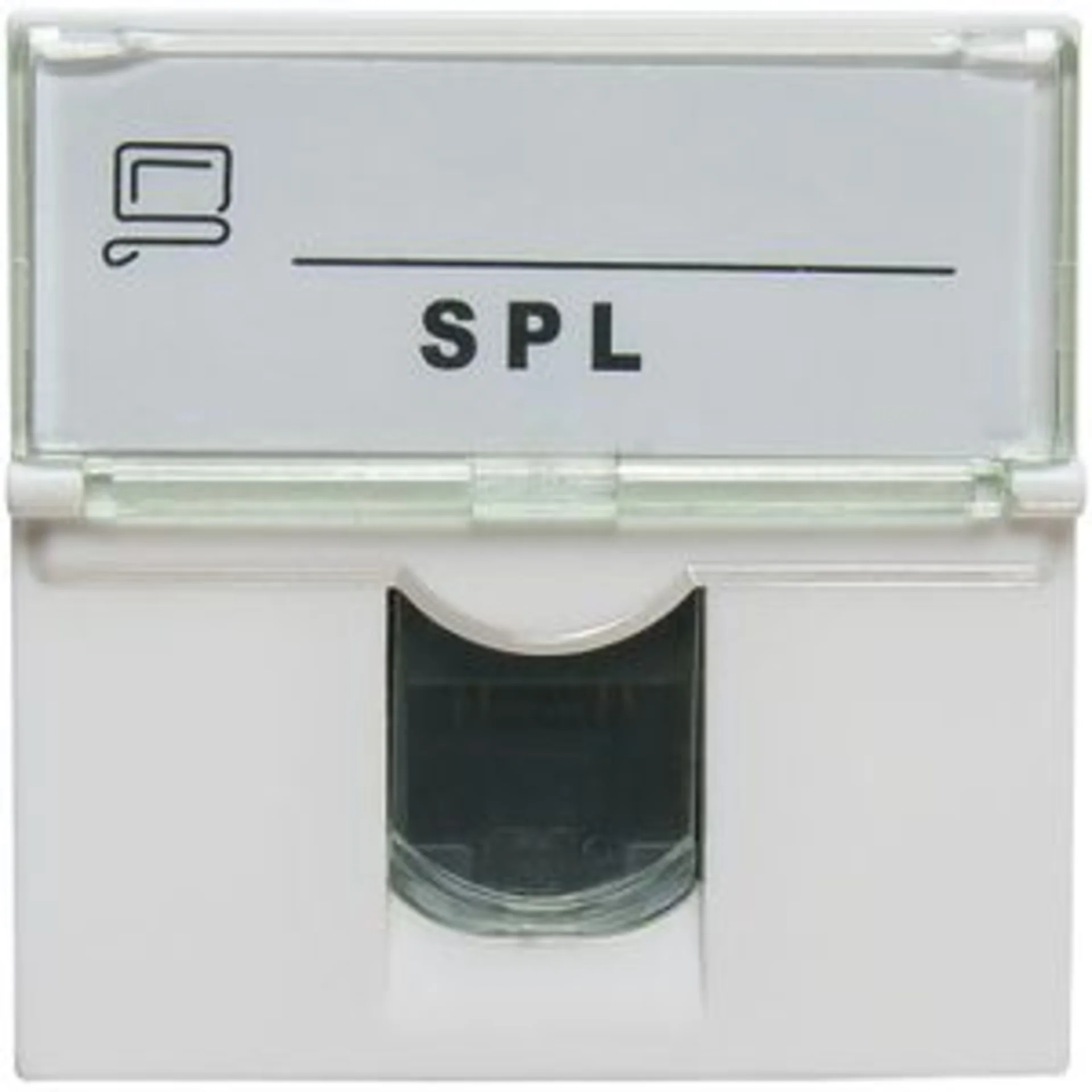 Лицевая панель SPL 500024, 45×45 мм, для 1 модуля Keystone, IP20