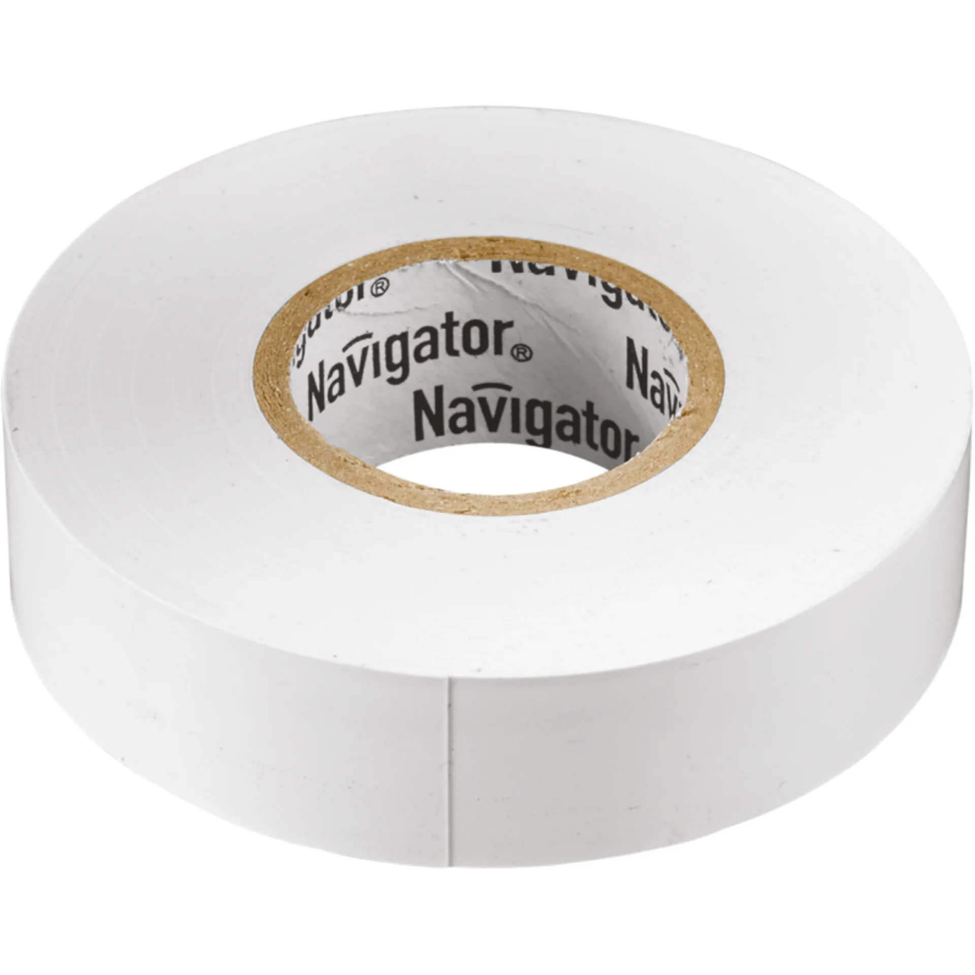 Изолента Navigator 71228, ПВХ, 15 мм × 10 м, белая
