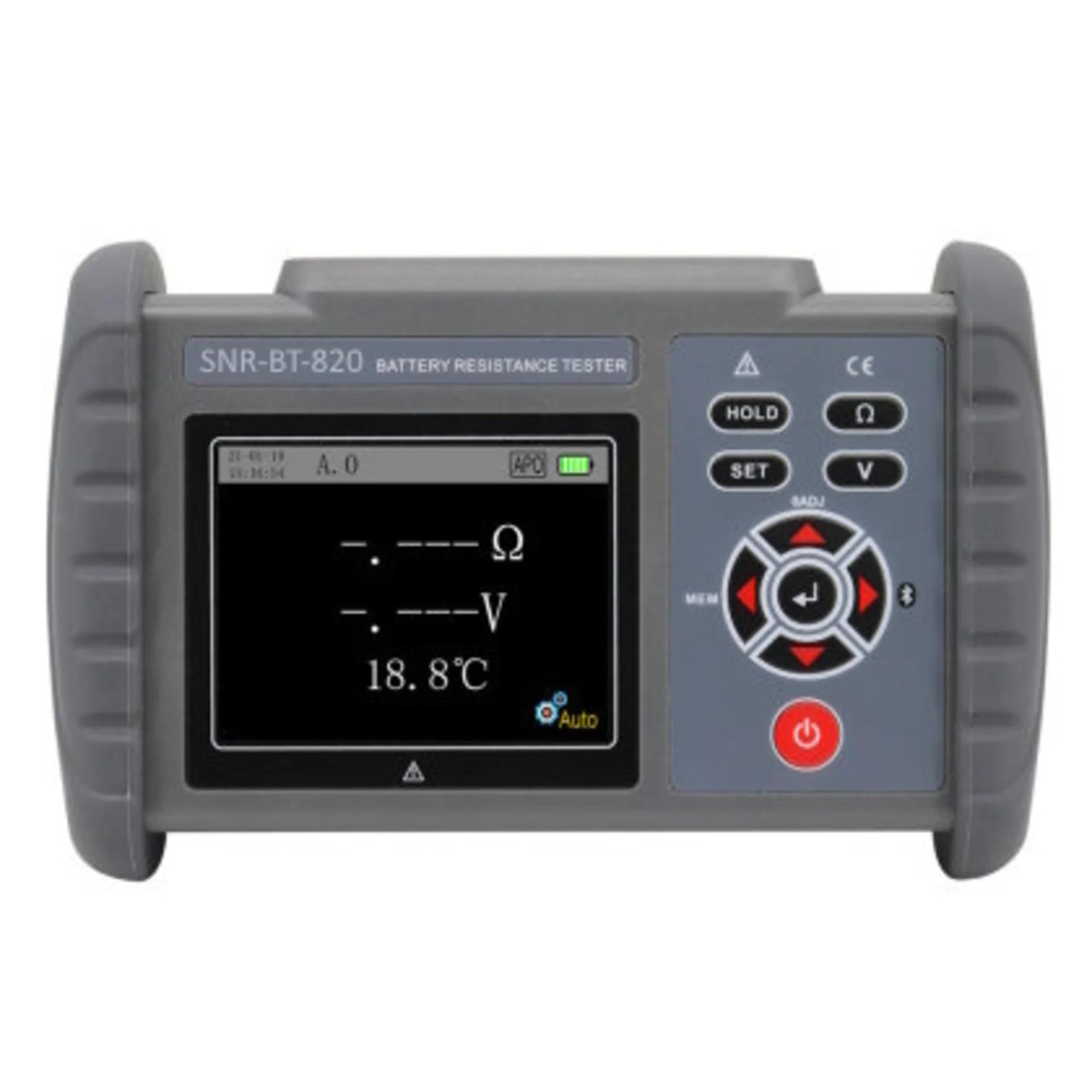 Тестер аккумуляторных батарей SNR SNR-BT-820, Bluetooth, 190x121x51 мм